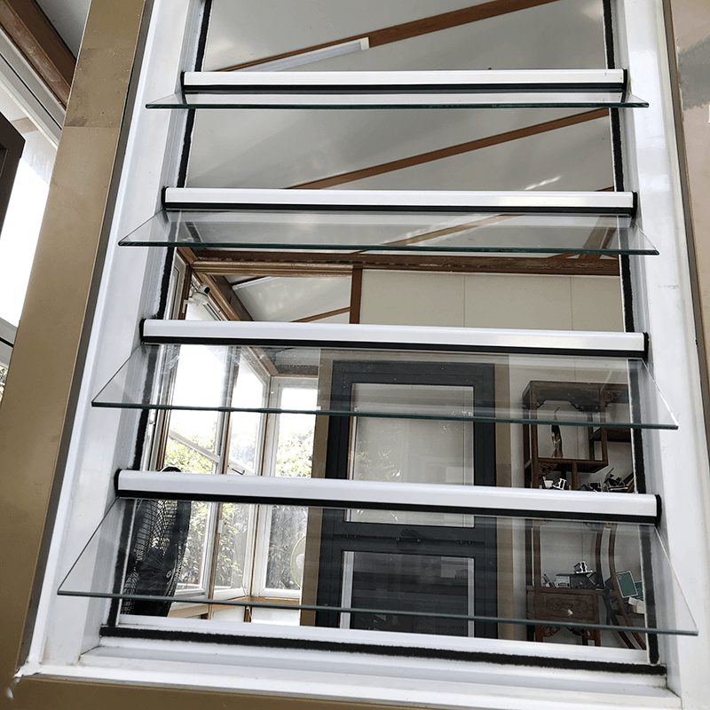 Glass Louvers Shutter Windows With Aluminum Windows Frame