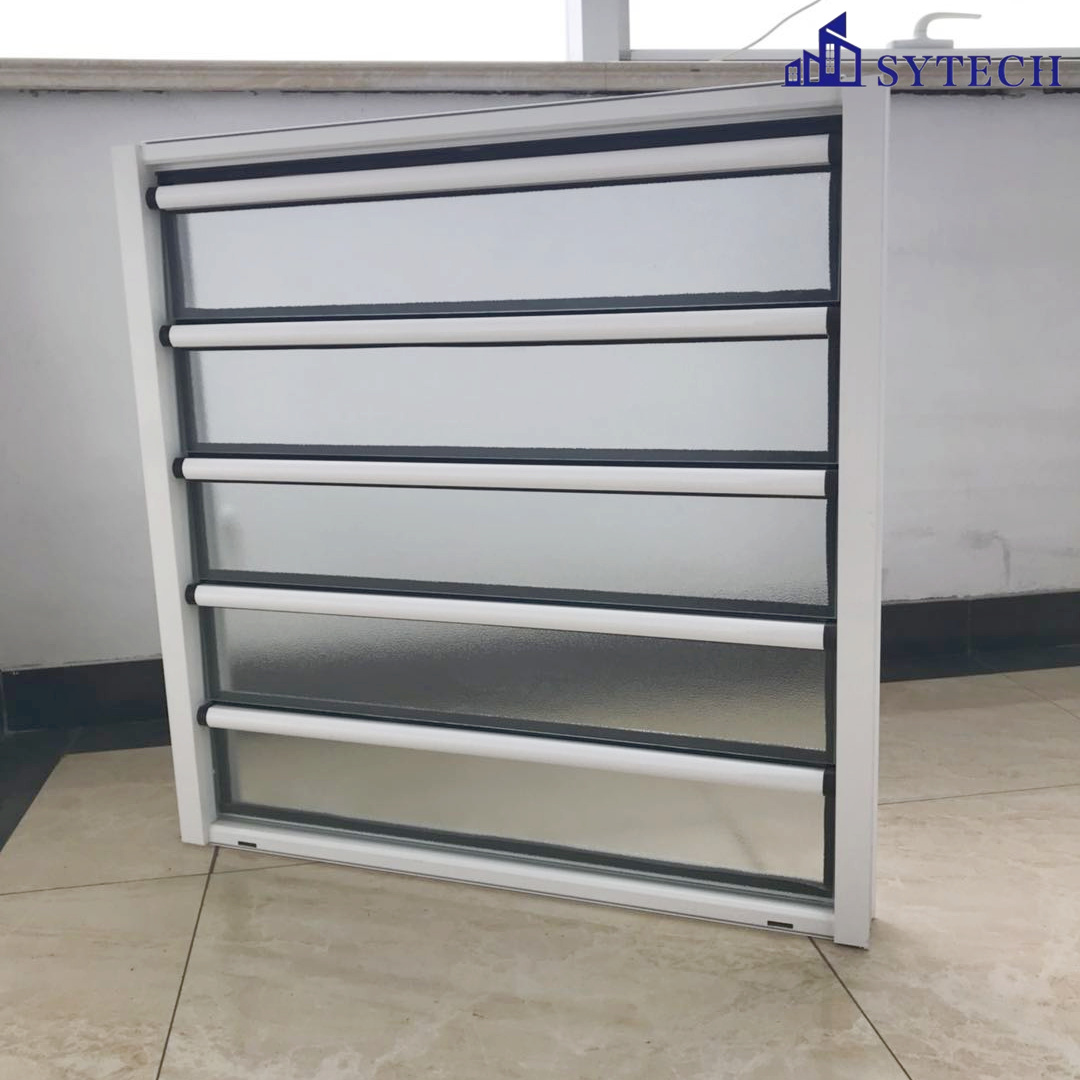 Open State of the Black Louver/Jalousie 